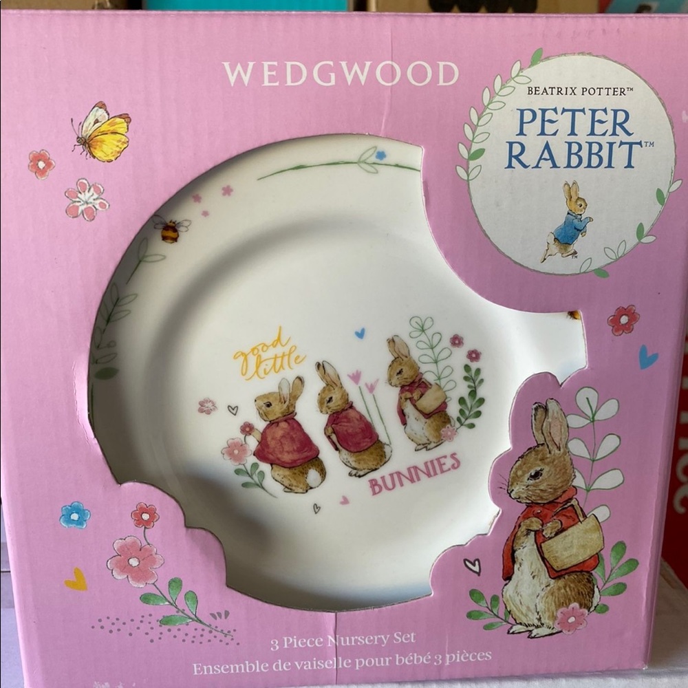 Wedgewood Peter Rabit 3 Piece Set